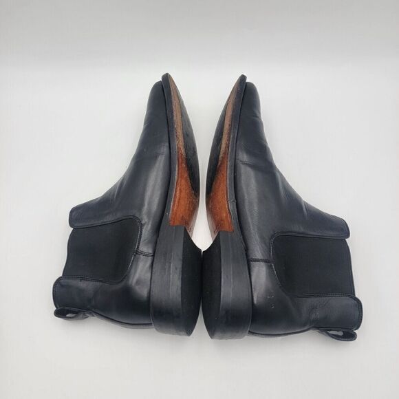 Nisolo Black Leather Slip-on Chelsea‎ Boots Men’s Size 9 Everyday Shoes Mens main image 9